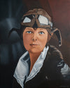 Amelia Earhart Portrait - Original Art